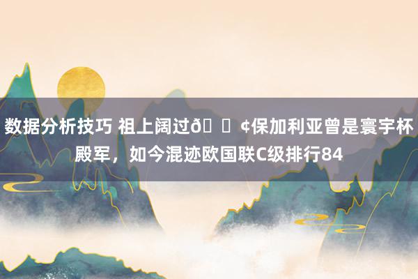 数据分析技巧 祖上阔过😢保加利亚曾是寰宇杯殿军，如今混迹欧国联C级排行84